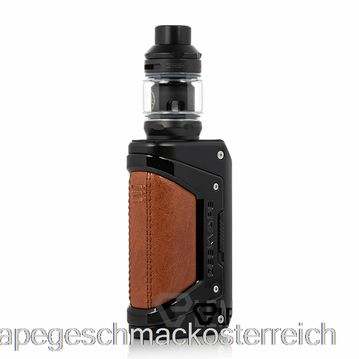 Geek Vape L200 Aegis Legend 2 200 W Starterkit Schwarz (mit Braunem Leder) Vape-Geschmack
